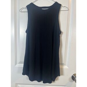 Athleta Womens Tank Top Sleeveless High Neck Black Size XS